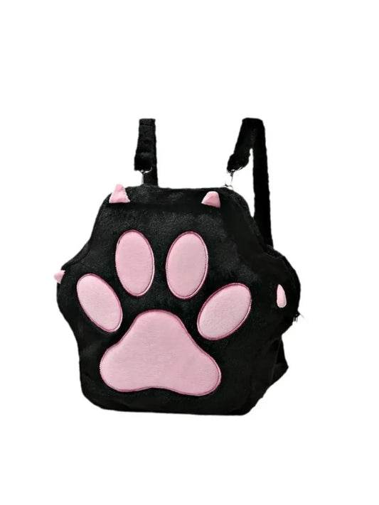 'Hold My Paws' Kawaii Big Volume Cat Paws Fluffy Backpack