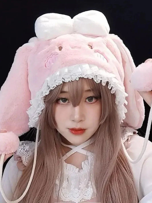 'Stella' Kawaii Lolita Plush Bunny Hat