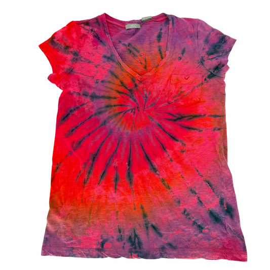 Red Tiedye Top