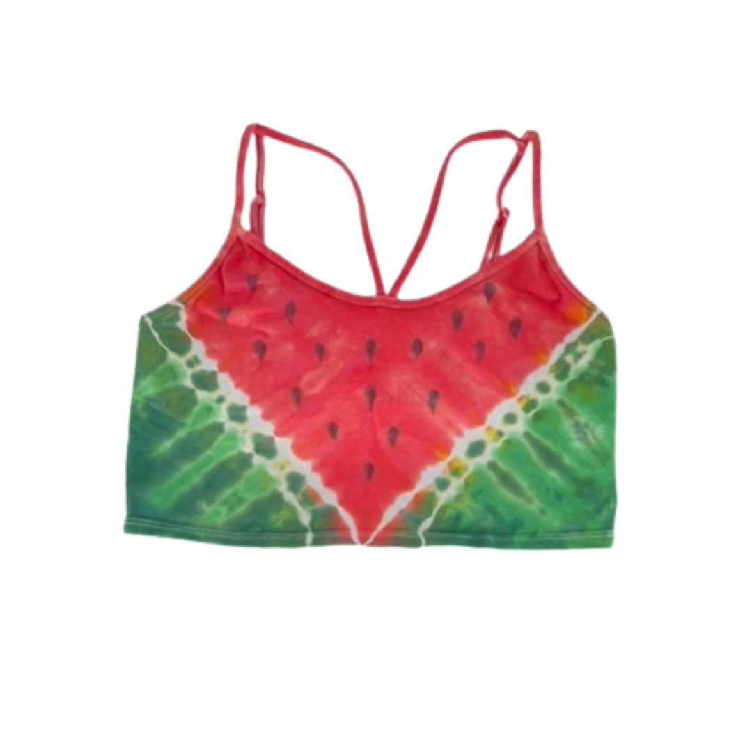 Watermelon Tiedye Crop Top