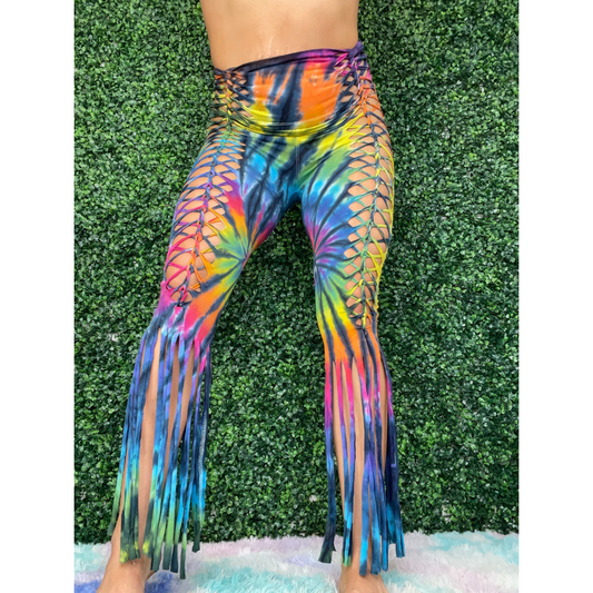 Rainbow Weaved Party Pants