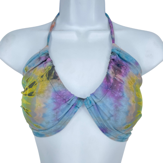 Blue Tiedye  Halter Top