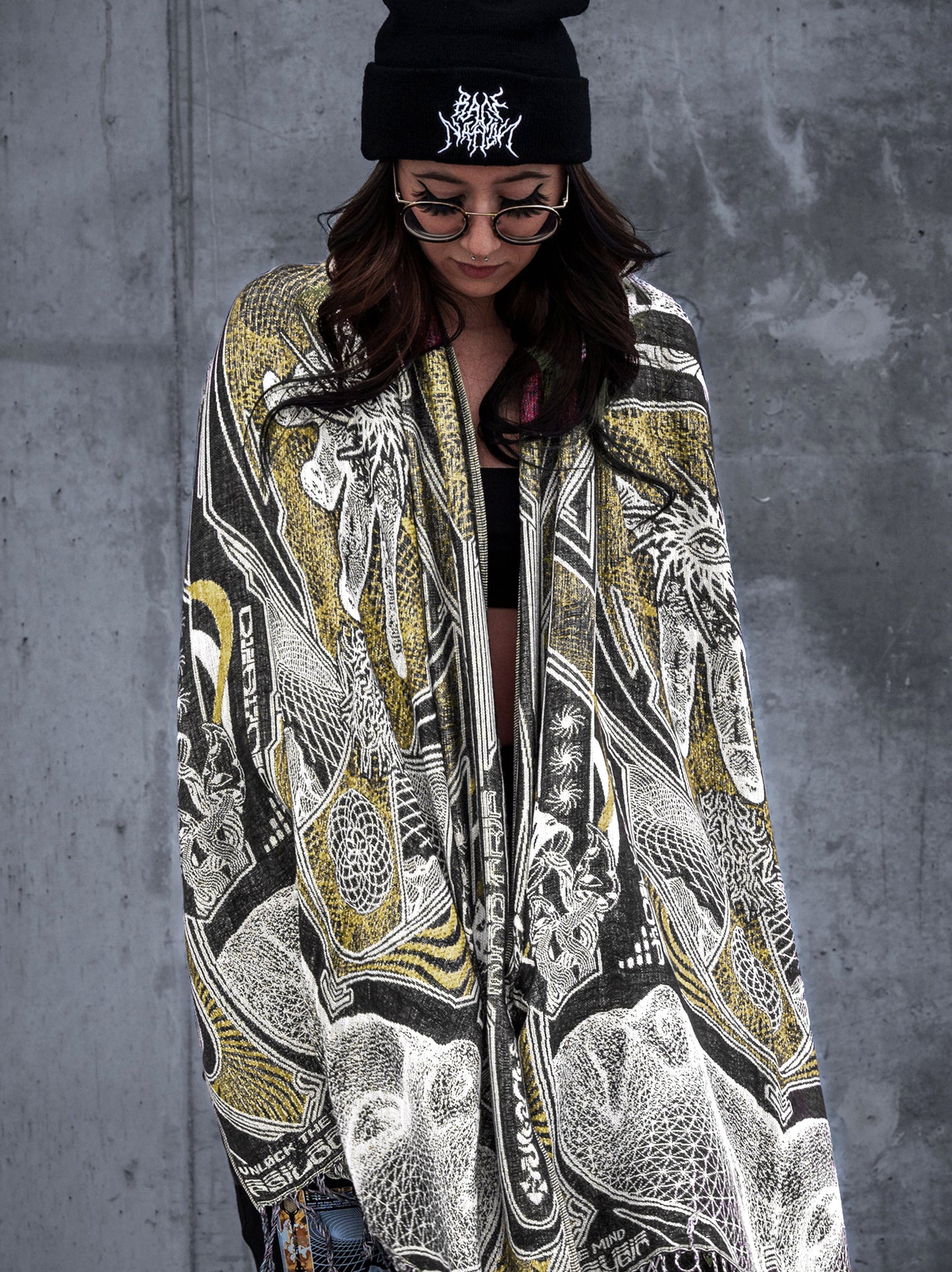 RESTOCKED ✦ GOLDEN TEACHERS V1 • GOLD • Festival Shawl/Scarf NEW