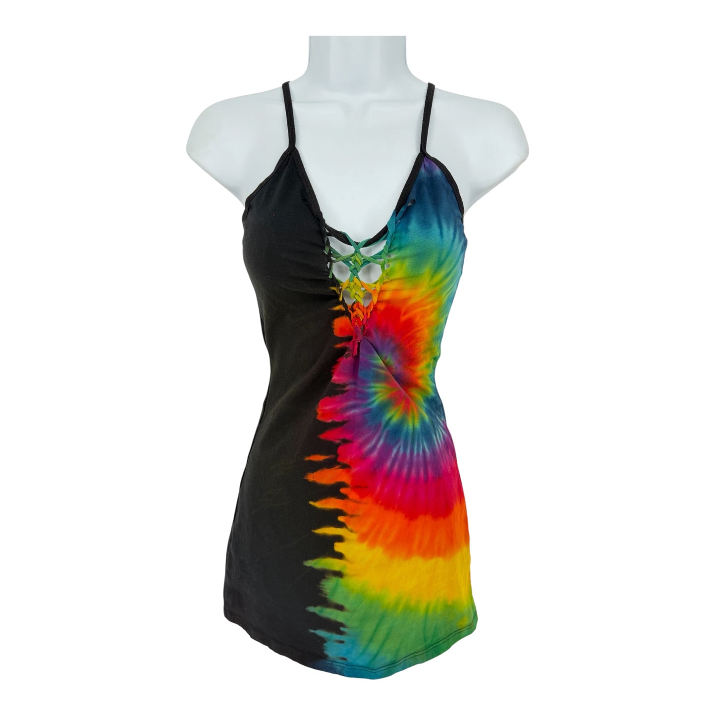 Half Rainbow Mini Dress