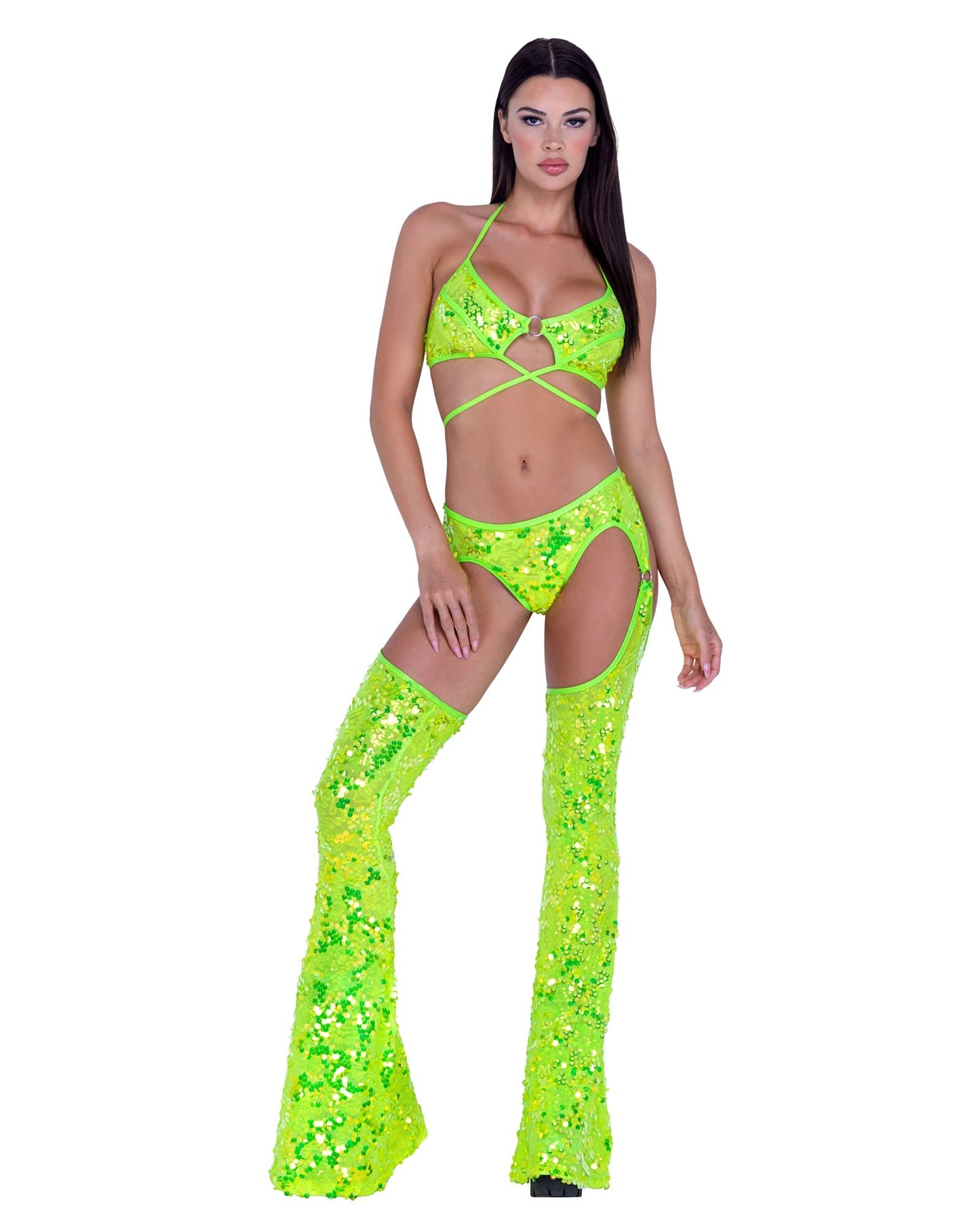 GlitzRing Sequin Chaps