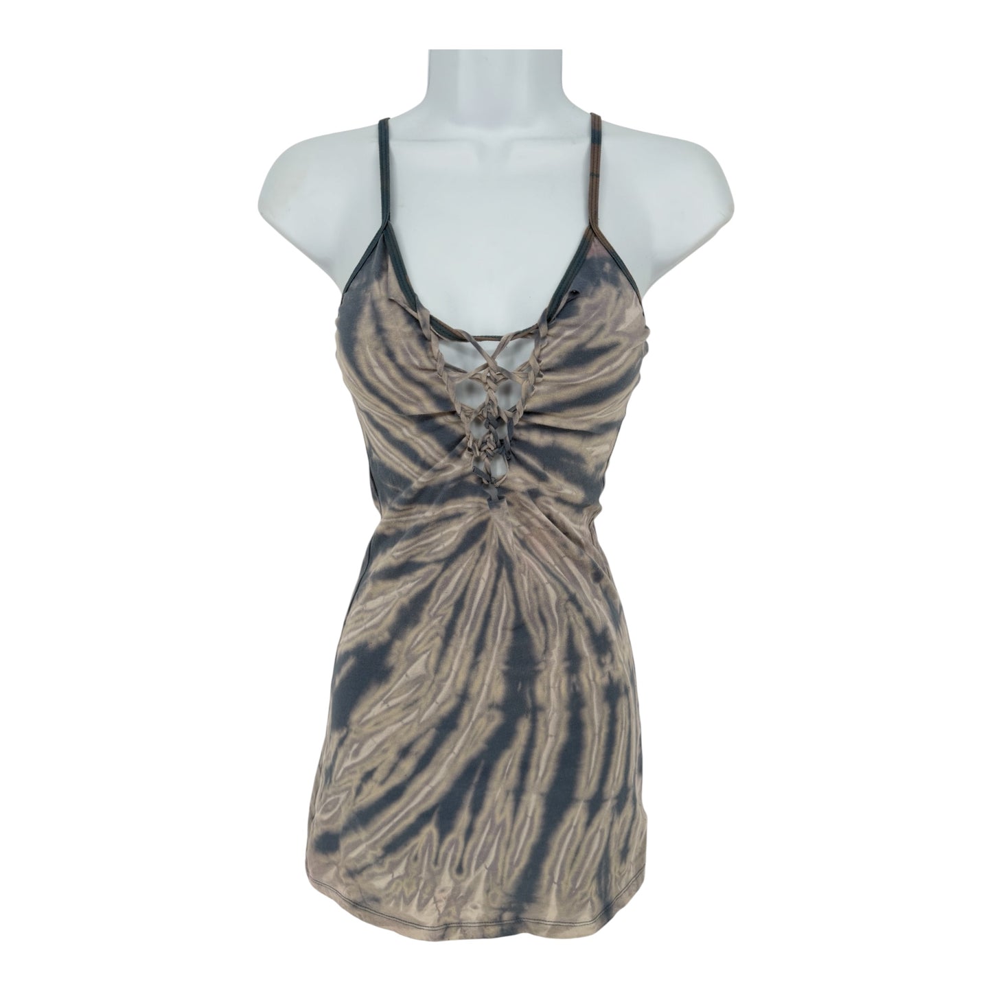 Steel Blue Mini Dress