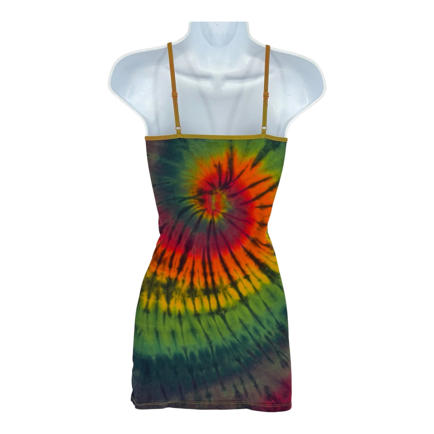 Earthy Rainbow Mini Dress