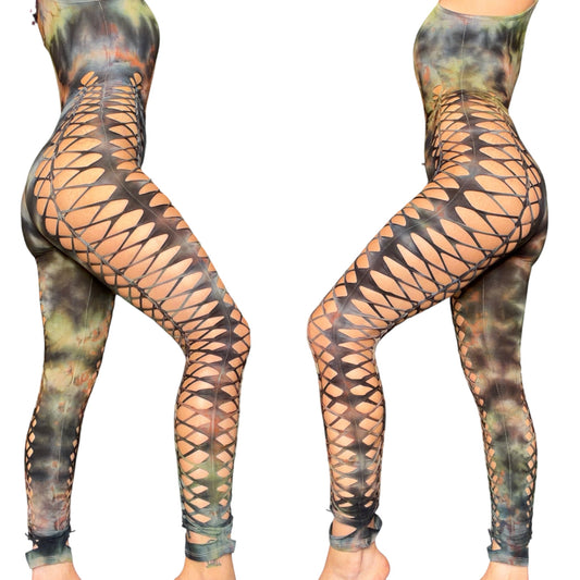 Earth Toned Weaved Jumpsuit