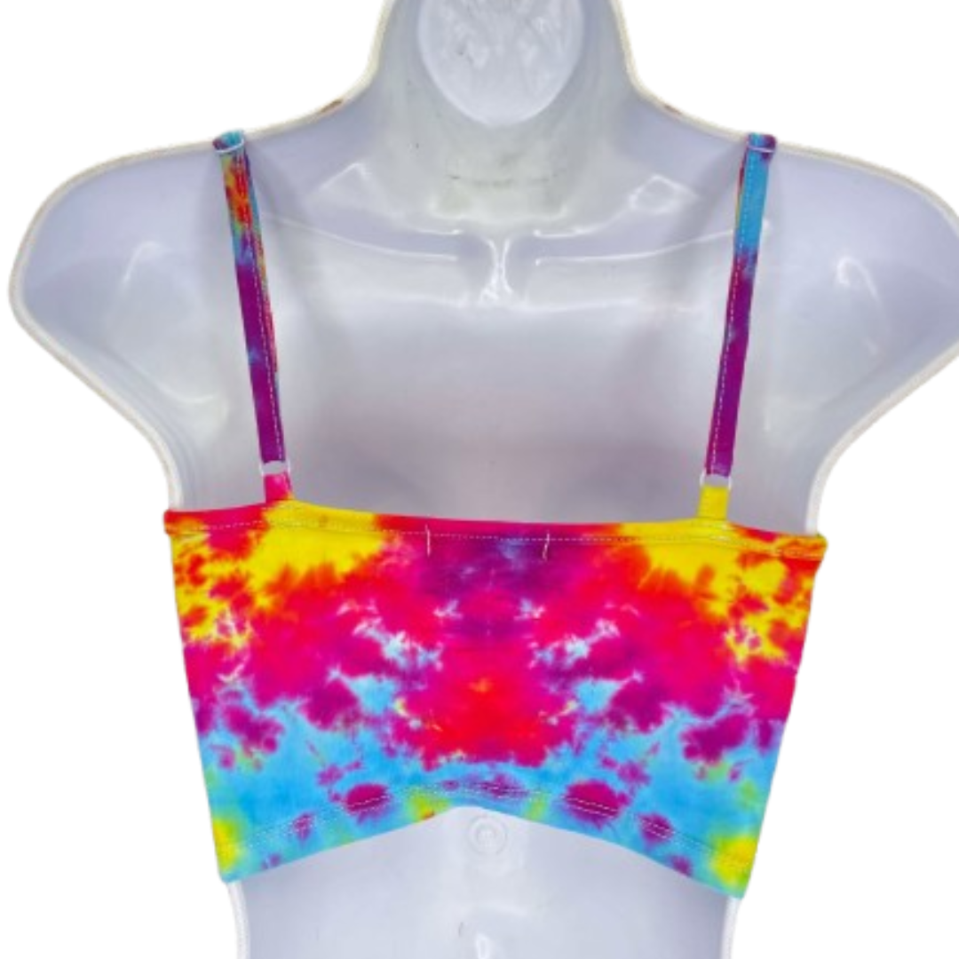 Tiedye Heart Crop Top