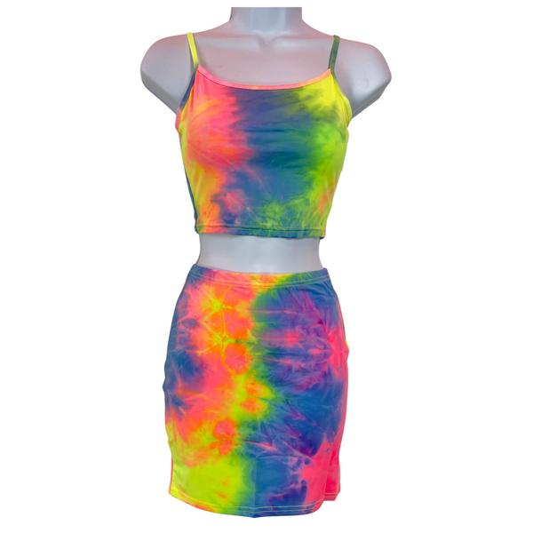 Rainbow Skirt Set