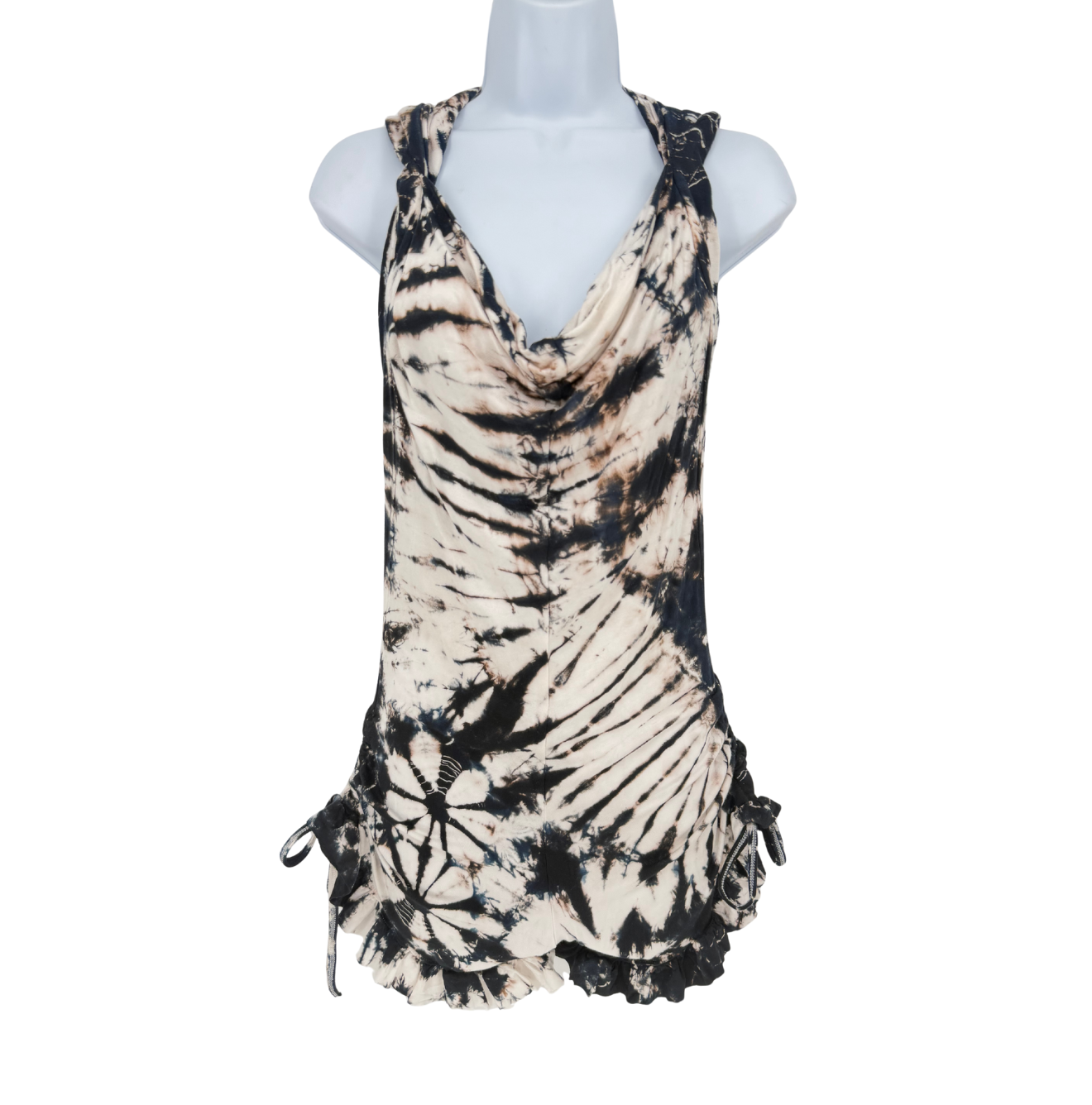 Black & White Hooded Romper