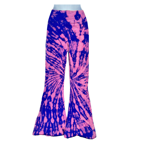 Purple Pink Flare Yoga Pants