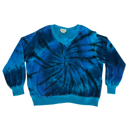 Vintage Velvet Tiedye Sweater