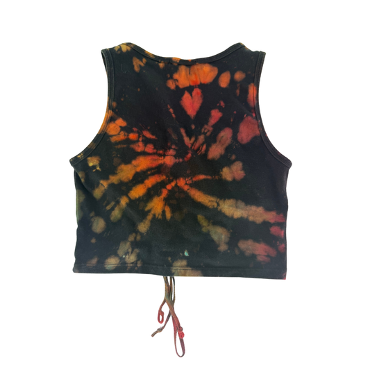 Lace Up Front Tank Top