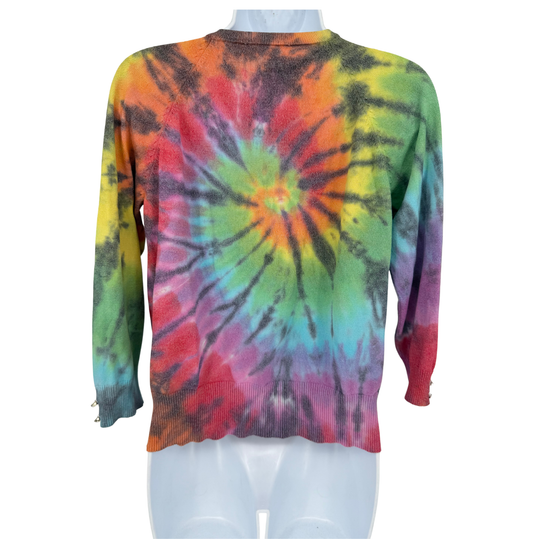 Rainbow Spiral Cardigan