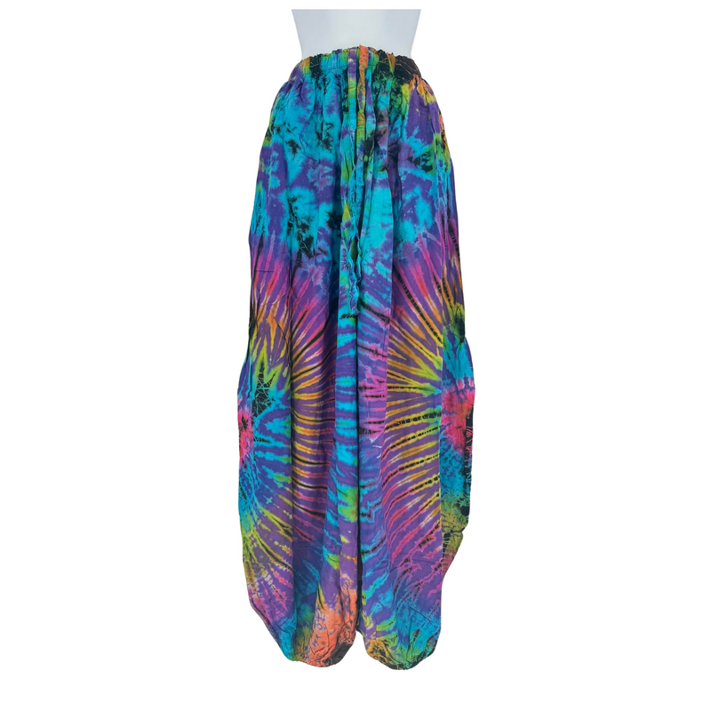 Lavender Tiedye Hoodie Dress