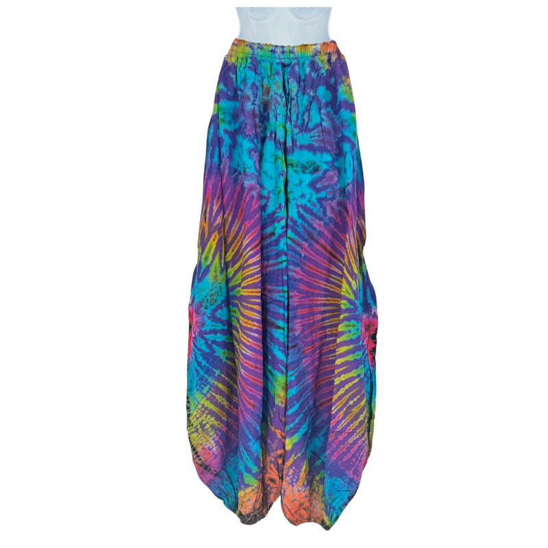 Lavender Tiedye Hoodie Dress