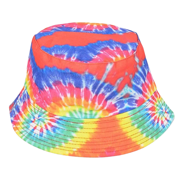 Rainbow Tiedye Bucket Hat